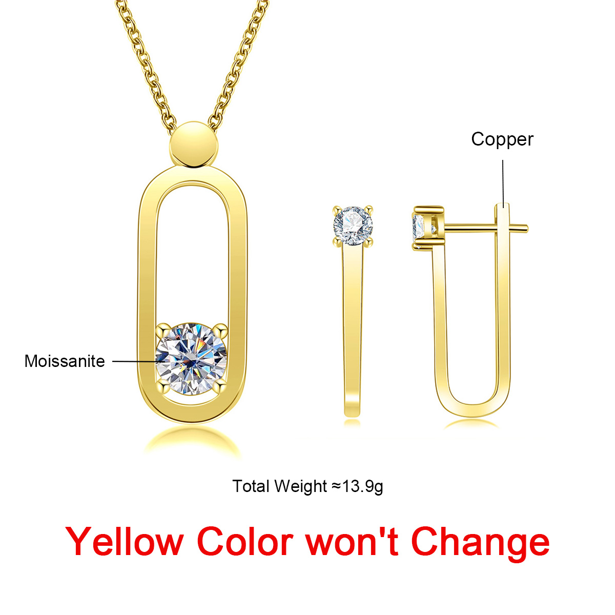 AnuJewel 2ct D warna Moissanit - Ansi Chain ulasan dan harga