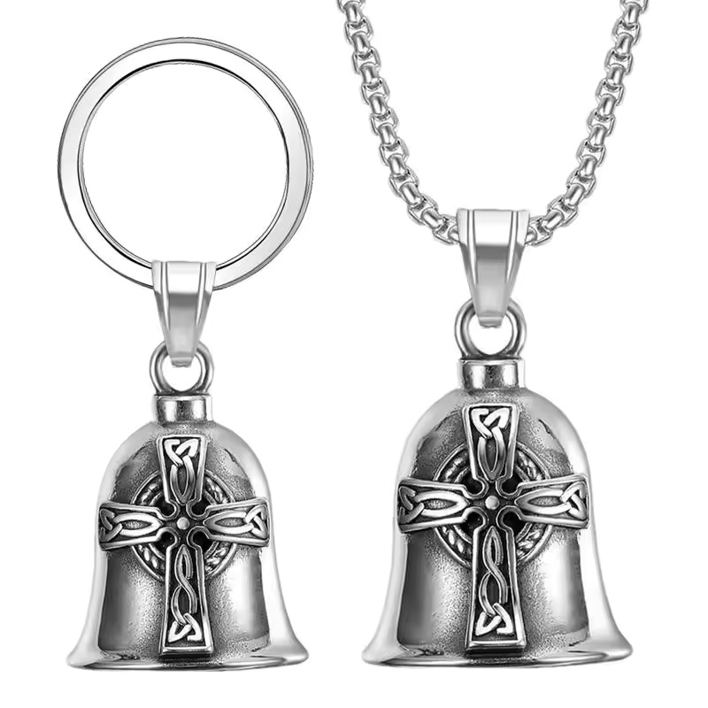 Kalung Liontin Lonceng Gaya Pu - Motorcycle Chain ulasan dan harga