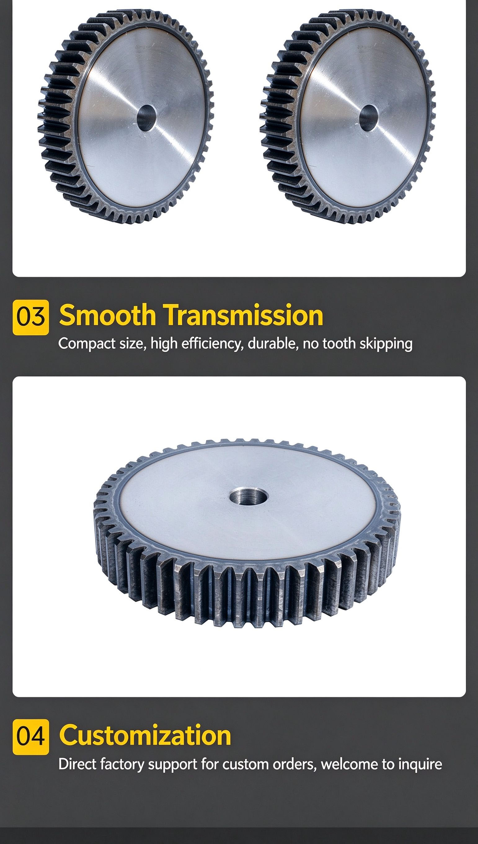 Sproket dengan 2 modul dan 10  - Sprocket ulasan dan harga