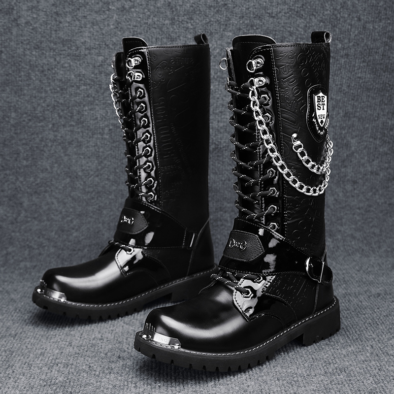Sepatu Bot Tinggi Kasual Ukura - Motorcycle Chain ulasan dan harga