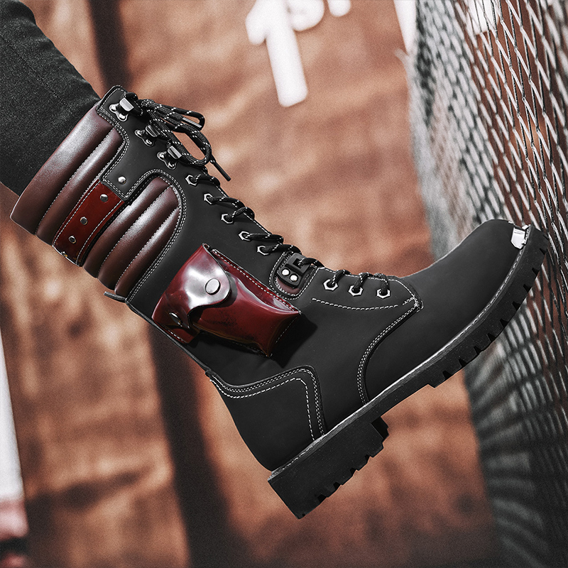 Sepatu Bot Tinggi Kasual Ukura - Motorcycle Chain ulasan dan harga